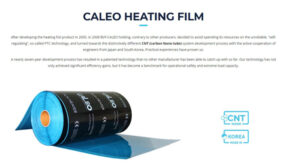 Caleo - Ενδοδαπέδια Θέρμανση Heating Film
